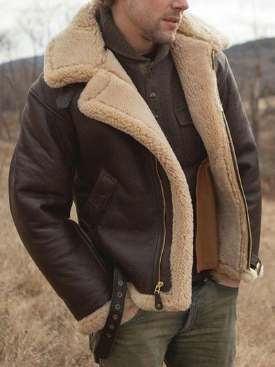 Martijn | Shearling Aviator Jas